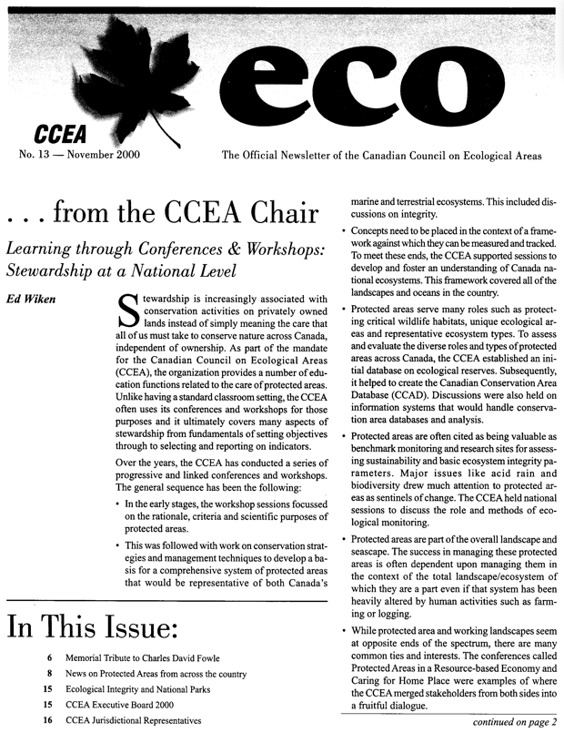 Eco November 2000